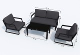 IdealPatio - Лаунж зона Ideal Patio Estivo Цвет: карбон, антрацит Лаунж зона Ideal Patio Estivo Цвет: карбон, антрацит