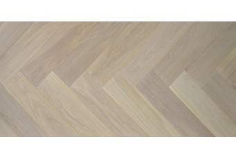 Паркет ёлка Golden Wood Дуб Жемчужный 12,2 мм с фаской