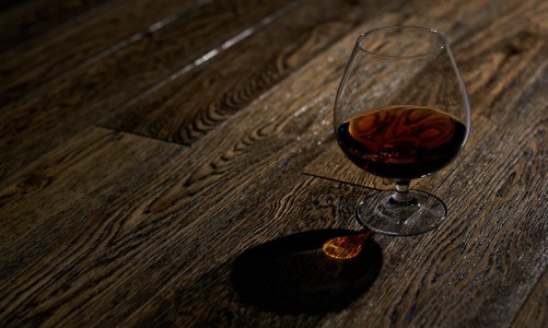 Массивная доска Amber wood Дуб Коттедж Браш Масло 18 мм  с фаской