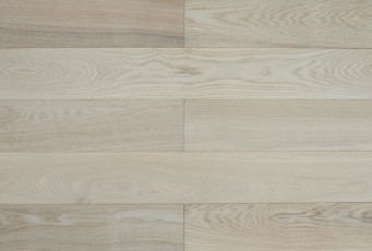Массивная доска Amber wood Ясень Слоновая кость Лак 18 мм  с фаской