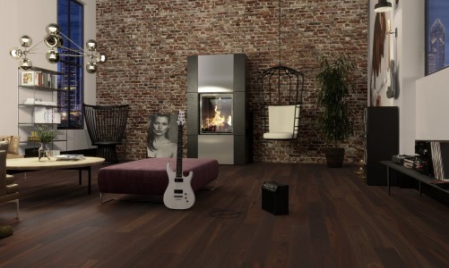 Инженерная доска Boen Finesse Дуб Smoked Nature 1350x135x10.5 мм EELE3KFD