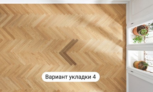 Инженерная доска Haro Дуб пуро белый  10 мм без фаски