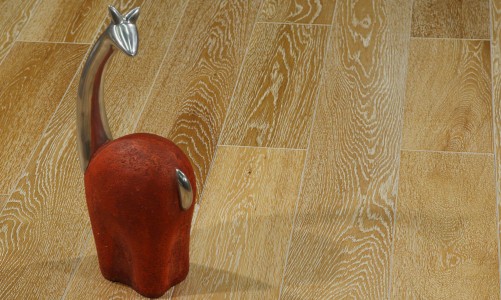Массивная доска Magestik Floor Magestik Floor Дуб Дуб Беленый (браш) 400-1800х180х18/20 мм