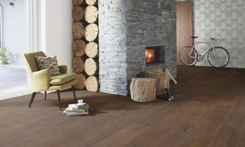 Boen - Инженерная доска Boen Дуб Antique Brown 20 мм с фаской Инженерная доска Boen Дуб Antique Brown 20 мм с фаской