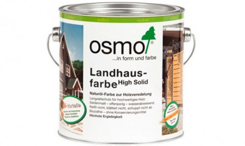 Osmo - Непрозрачная краска на основе масел для наружных работ OSMO Landhausefarbe дымчато-серая 0.75л Непрозрачная краска на основе масел для наружных работ OSMO Landhausefarbe дымчато-серая 0.75л