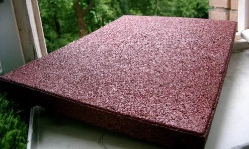Резиновая плитка Regumond Sportplatten 50 мм (0,5х0,5 м)