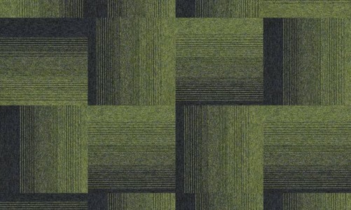 Ковролин Interface Employ loop & lines Meadow 608706 (ковровая плитка)